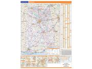 Alabama <br /> Wall Map Map