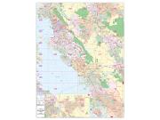 Alameda, CA <br /> Wall Map Map