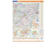 Arkansas <br /> Wall Map Map