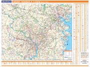 Baltimore, MD Vicinity <br /> Wall Map Map