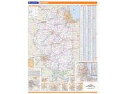Illinois <br /> Wall Map Map