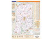 Indiana <br /> Wall Map Map