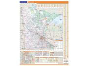 Minnesota <br /> Wall Map Map