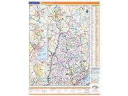 New Hampshire <br /> Wall Map Map