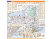 New York <br /> Wall Map Map