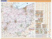 Ohio <br /> Wall Map Map