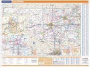 Oklahoma <br /> Wall Map Map