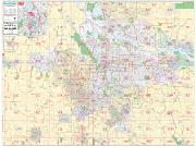 Portland, OR <br /> Wall Map Map