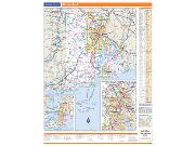 Rhode Island <br /> Wall Map Map