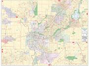Sacramento, CA <br /> Wall Map Map