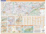 Tennessee <br /> Wall Map Map