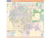 Las Vegas, NV Layout <br /> Wall Map Map