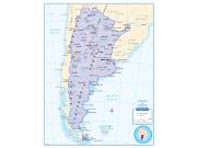 Argentina <br /> Wall Map Map