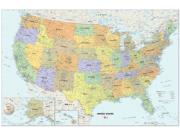 Classic USA Wall Map