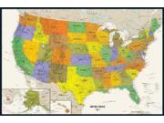 Contemporary USA Wall Map