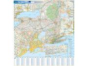New York <br /> Wall Map Map