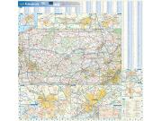 Pennsylvania <br /> Wall Map Map