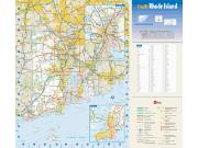 Rhode Island <br /> Wall Map Map
