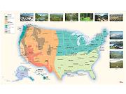 US Climate <br /> Wall Map Map