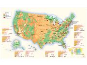 US Land Use <br /> Wall Map Map