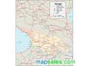 Georgia <br /> Wall Map Map