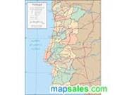 Portugal <br /> Wall Map Map