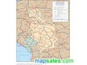 Yugoslavia <br /> Wall Map Map