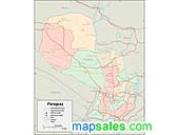 Paraguay <br /> Wall Map Map