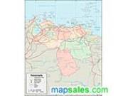 Venezuela <br /> Wall Map Map
