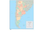 Argentina <br /> Wall Map Map