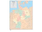 Germany <br /> Wall Map Map