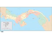 Panama <br /> Wall Map Map