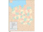 Poland <br /> Wall Map Map