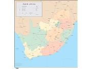 South Africa <br /> Wall Map Map