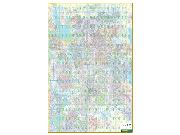 Dallas, TX <br /> Wall Map Map