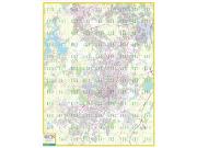Austin, TX Vicinity <br /> Wall Map Map