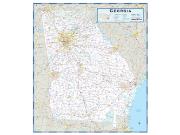 Georgia County Highway <br /> Wall Map Map