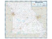 Missouri County Highway <br /> Wall Map Map