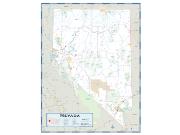 Nevada County Highway <br /> Wall Map Map