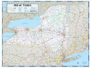 New York County Highway <br /> Wall Map Map