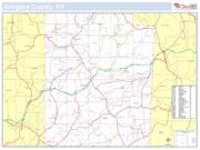 Allegany, NY County <br /> Wall Map Map