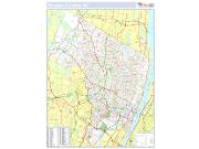 Bergen, NJ County <br /> Wall Map Map