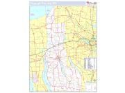 Cayuga, NY County <br /> Wall Map Map