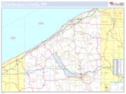 Chautauqua, NY County <br /> Wall Map Map