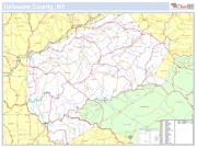 Delaware, NY County <br /> Wall Map Map