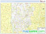 Litchfield, CT County <br /> Wall Map Map