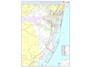 Ocean, NJ County <br /> Wall Map Map