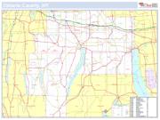 Ontario, NY County <br /> Wall Map Map