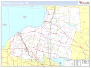 Oswego, NY County <br /> Wall Map Map