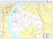 Salem, NJ County <br /> Wall Map Map
